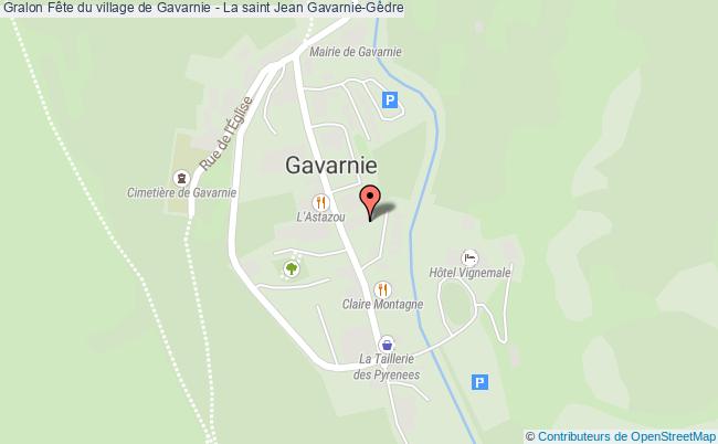 plan Fête De Gavarnie - La Fête Patronale De La Saint Jean Gèdre