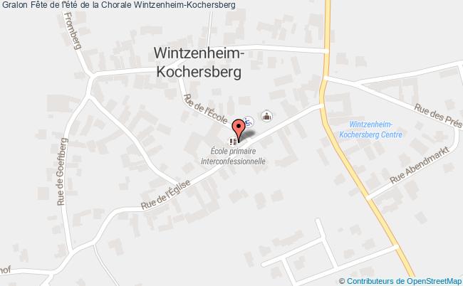 plan Fête De L'été De La Chorale Wintzenheim-Kochersberg