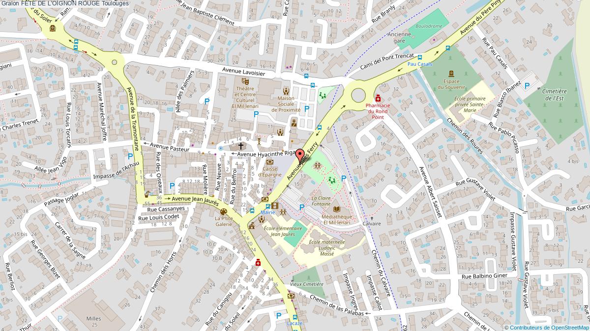 plan FÊte De L'oignon Toulouges