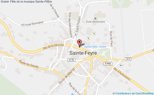 plan Fête De La Musique Sainte-Feyre