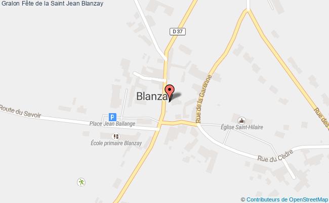 plan Fête De La Saint Jean Blanzay