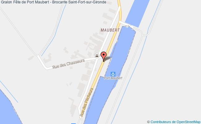 plan Fête De Port Maubert - Brocante Saint-Fort-sur-Gironde