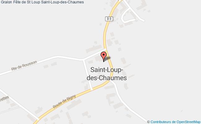 plan Fête De St Loup Saint-Loup-des-Chaumes