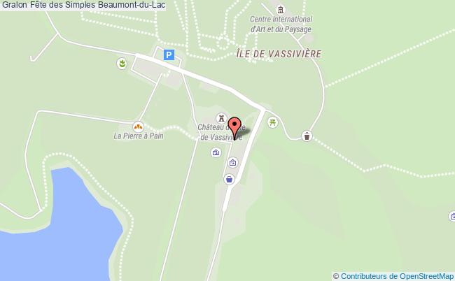 plan Fête Des Simples Beaumont-du-Lac