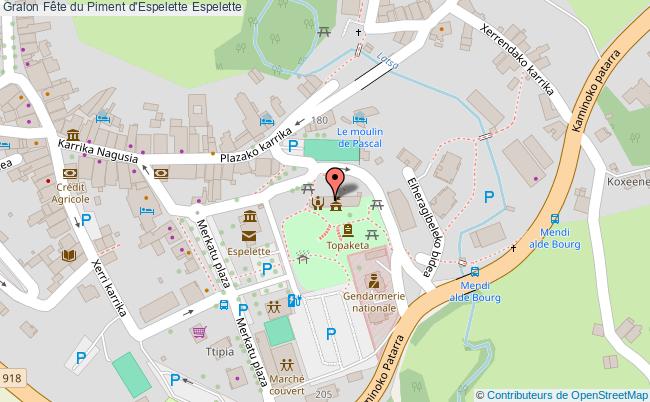 plan Fête Du Piment D'espelette Espelette