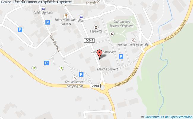 plan Fête Du Piment D'espelette Espelette