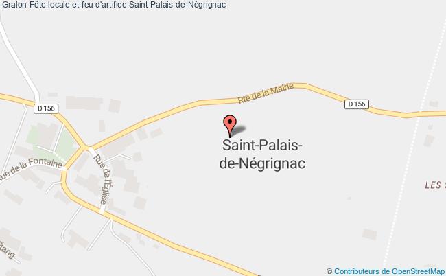 plan Fête Locale Et Feu D'artifice Saint-Palais-de-Négrignac