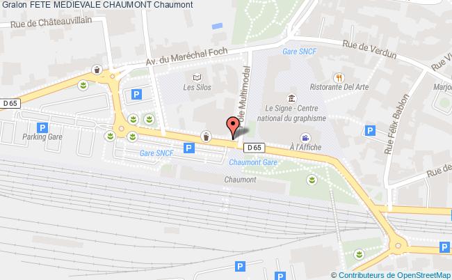 plan Fete Medievale Chaumont Chaumont