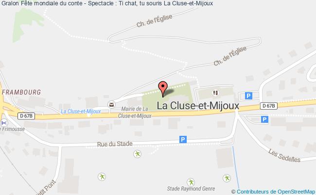 plan Fête Mondiale Du Conte - Spectacle : Ti Chat, Tu Souris La Cluse-et-Mijoux