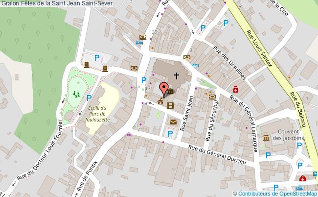 plan Fêtes De La Saint Jean Saint-Sever