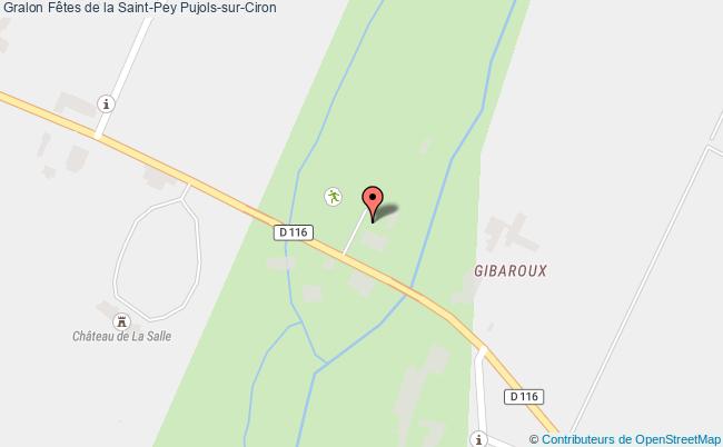 plan Fêtes De La Saint-pey Pujols-sur-Ciron