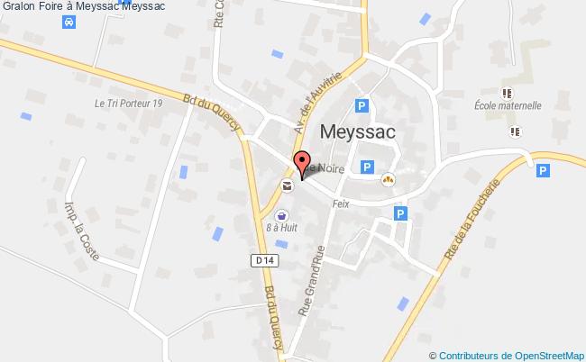 plan Foire à Meyssac Meyssac