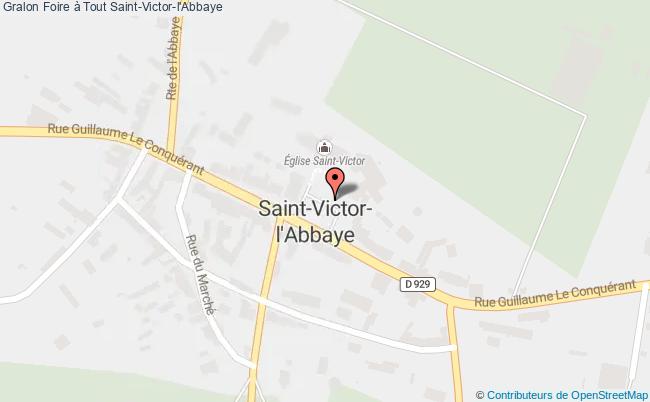 plan Foire à Tout Saint-Victor-l'Abbaye