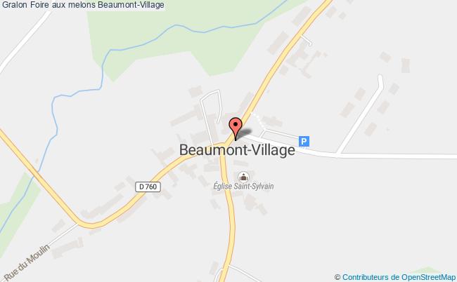 plan Foire Aux Melons Beaumont-Village