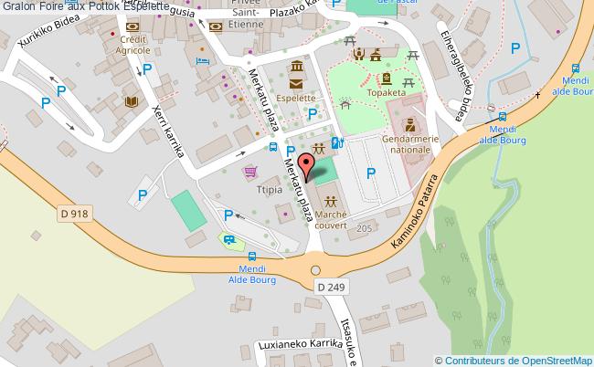 plan Foire Aux Pottok Espelette