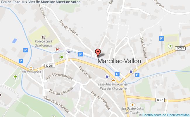 plan Foire Aux Vins De Marcillac Marcillac-Vallon