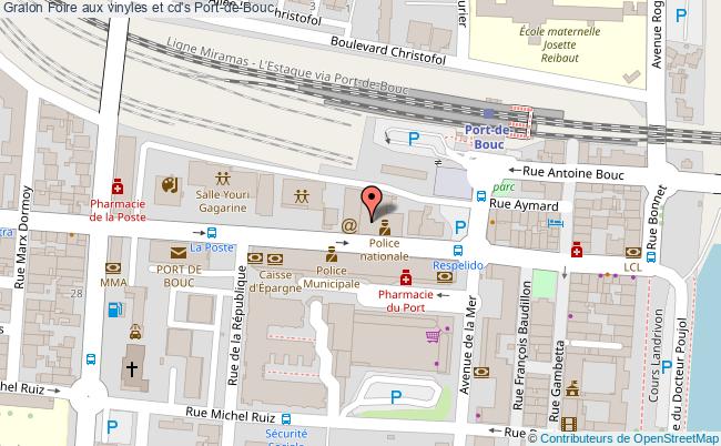 plan Foire Aux Vinyles Et Cd's Port-de-Bouc