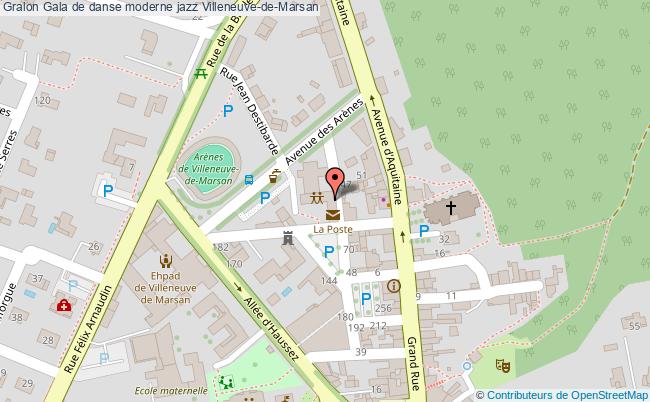plan Gala De Danse Moderne Jazz Villeneuve-de-Marsan
