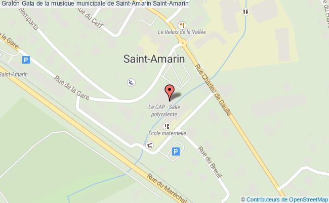 plan Gala De La Musique Municipale De Saint-amarin Saint-Amarin