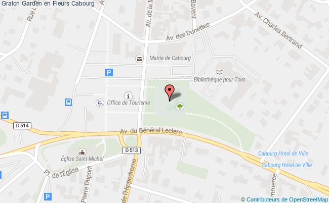 plan Garden En Fleurs Cabourg