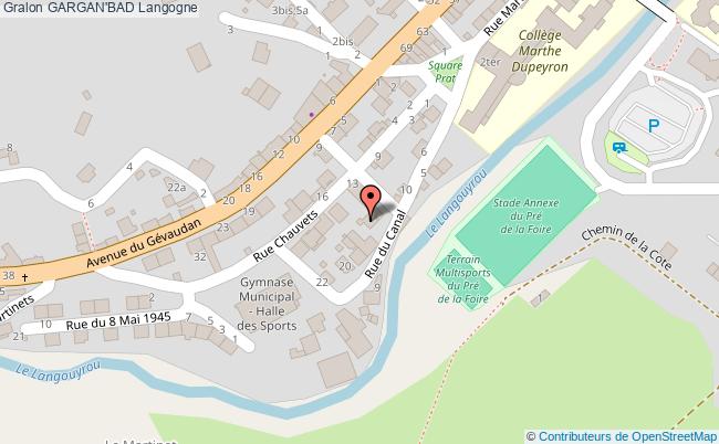 plan Gargan'bad Langogne