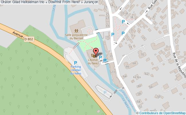 plan Gilad Hekselman Trio « Downhill From Here! » Jurançon