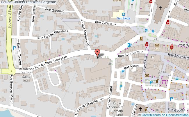 plan Goûters Littéraires Bergerac