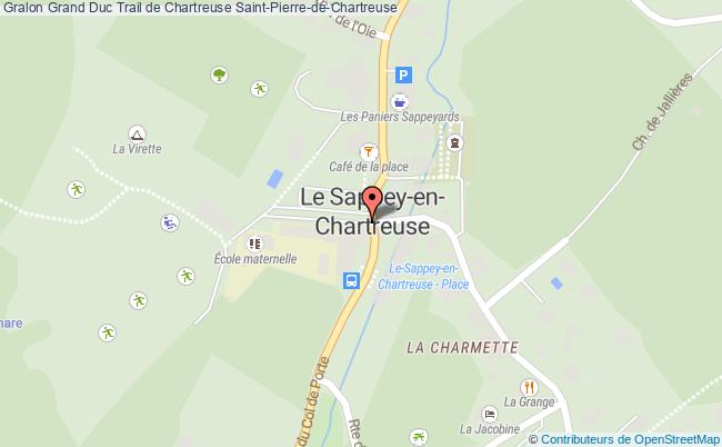 plan Grand Duc Trail De Chartreuse Saint-Pierre-de-Chartreuse