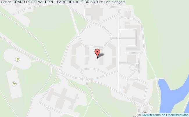 plan Grand RÉgional Fppl - Parc De L'isle Briand Le Lion-d'Angers