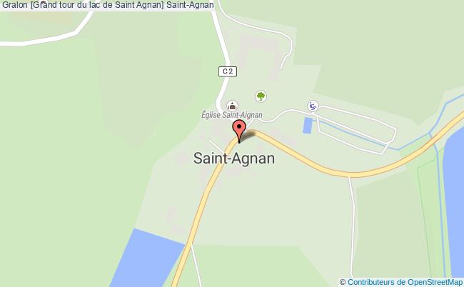 plan [grand Tour Du Lac De Saint Agnan] Saint-Agnan
