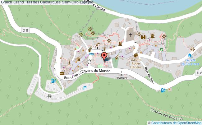 plan Grand Trail Des Cadourques Saint-Cirq-Lapopie