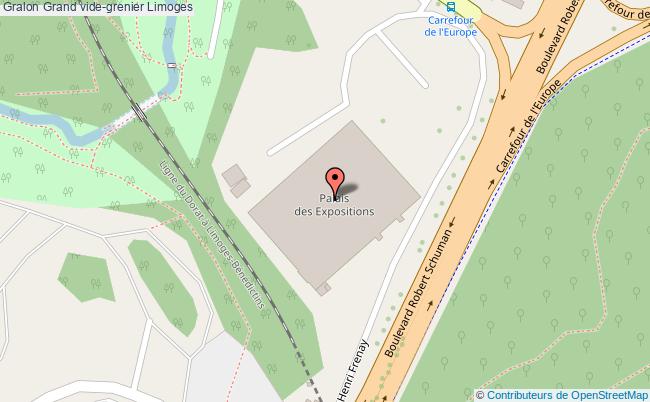 plan Grand Vide-grenier Limoges