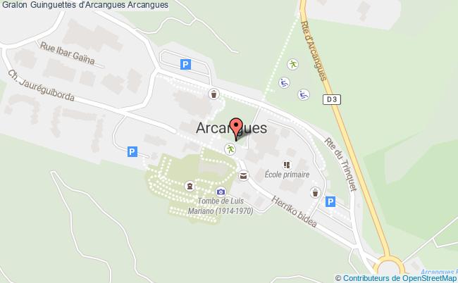 plan Guinguettes D'arcangues Arcangues