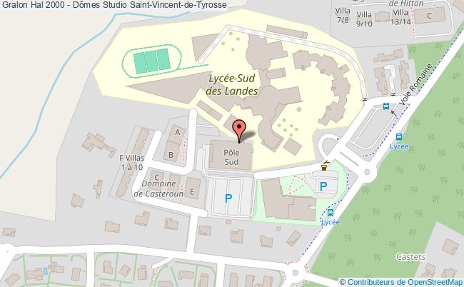 plan Hal 2000 - Dômes Studio Saint-Vincent-de-Tyrosse