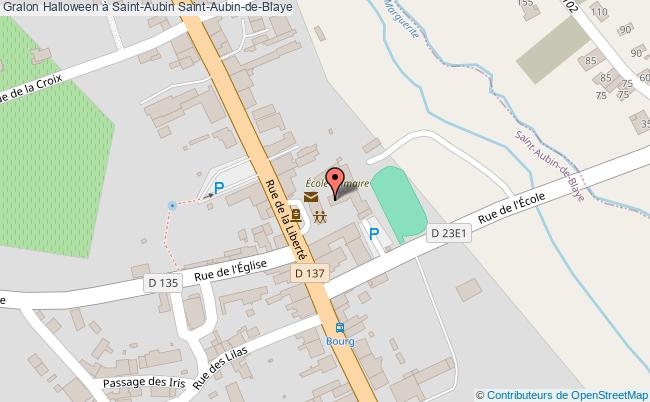 plan Halloween à Saint-aubin Saint-Aubin-de-Blaye