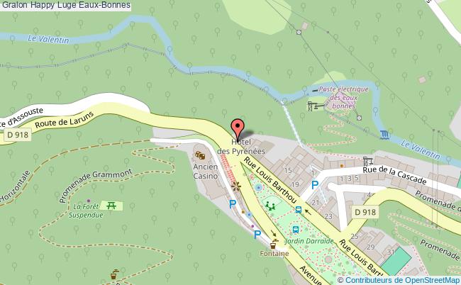 plan Happy Luge Eaux-Bonnes