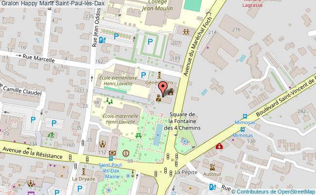 plan Happy Manif Saint-Paul-les-Dax