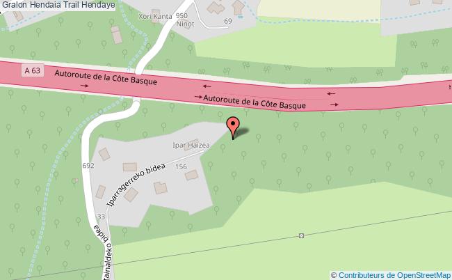 plan Hendaia Trail Hendaye