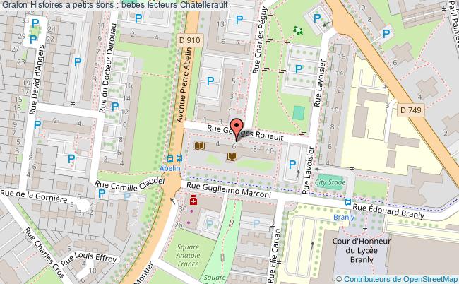 plan Histoires à Petits Sons : Bébés Lecteurs Châtellerault