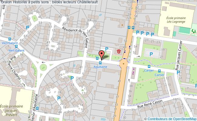 plan Histoires à Petits Sons : Bébés Lecteurs Châtellerault