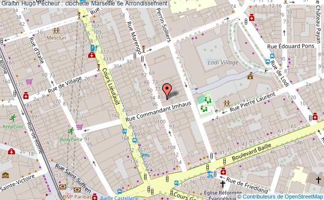 plan Hugo Pêcheur : Clochette Marseille