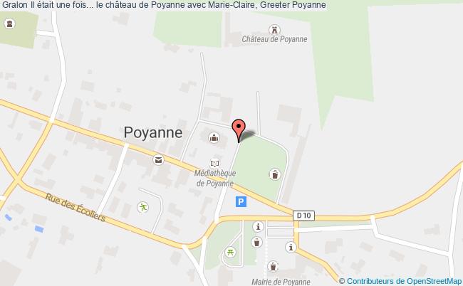 plan Il était Une Fois... Le Château De Poyanne Avec Marie-claire, Greeter Poyanne