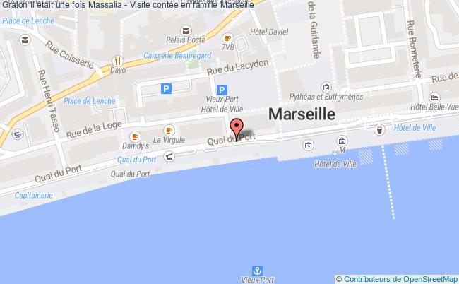 plan Il était Une Fois Massalia - Visite Contée En Famille Marseille