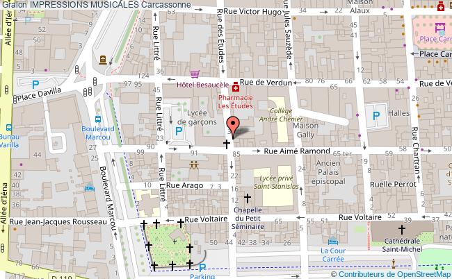 plan Impressions Musicales Carcassonne