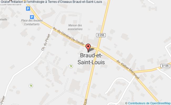 plan Initiation à L'ornithologie à Terres D'oiseaux Braud-et-Saint-Louis