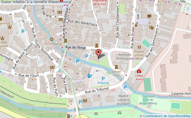 plan Initiation à La Vannerie Wissembourg