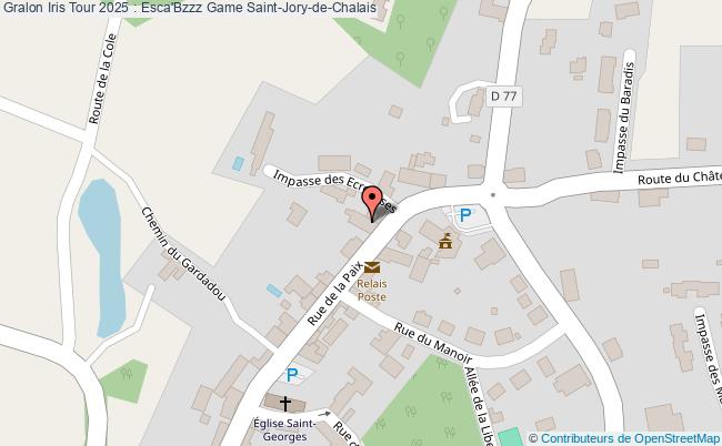 plan Iris Tour 2025 : Esca'bzzz Game Saint-Jory-de-Chalais