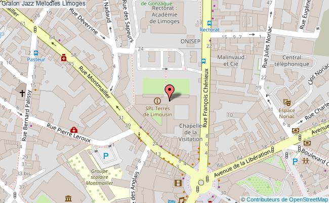 plan Jazz Melodies Limoges