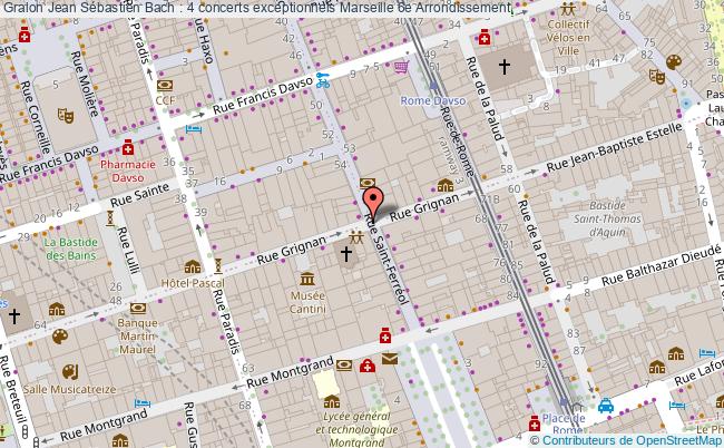 plan Jean Sébastien Bach : 4 Concerts Exceptionnels Marseille