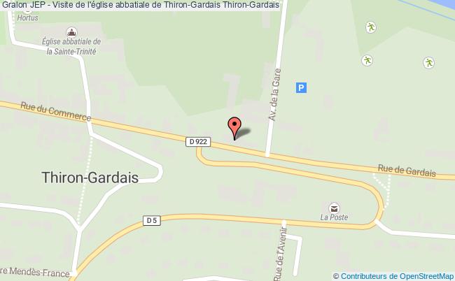 plan Jep - Visite De L'église Abbatiale De Thiron-gardais Thiron Gardais